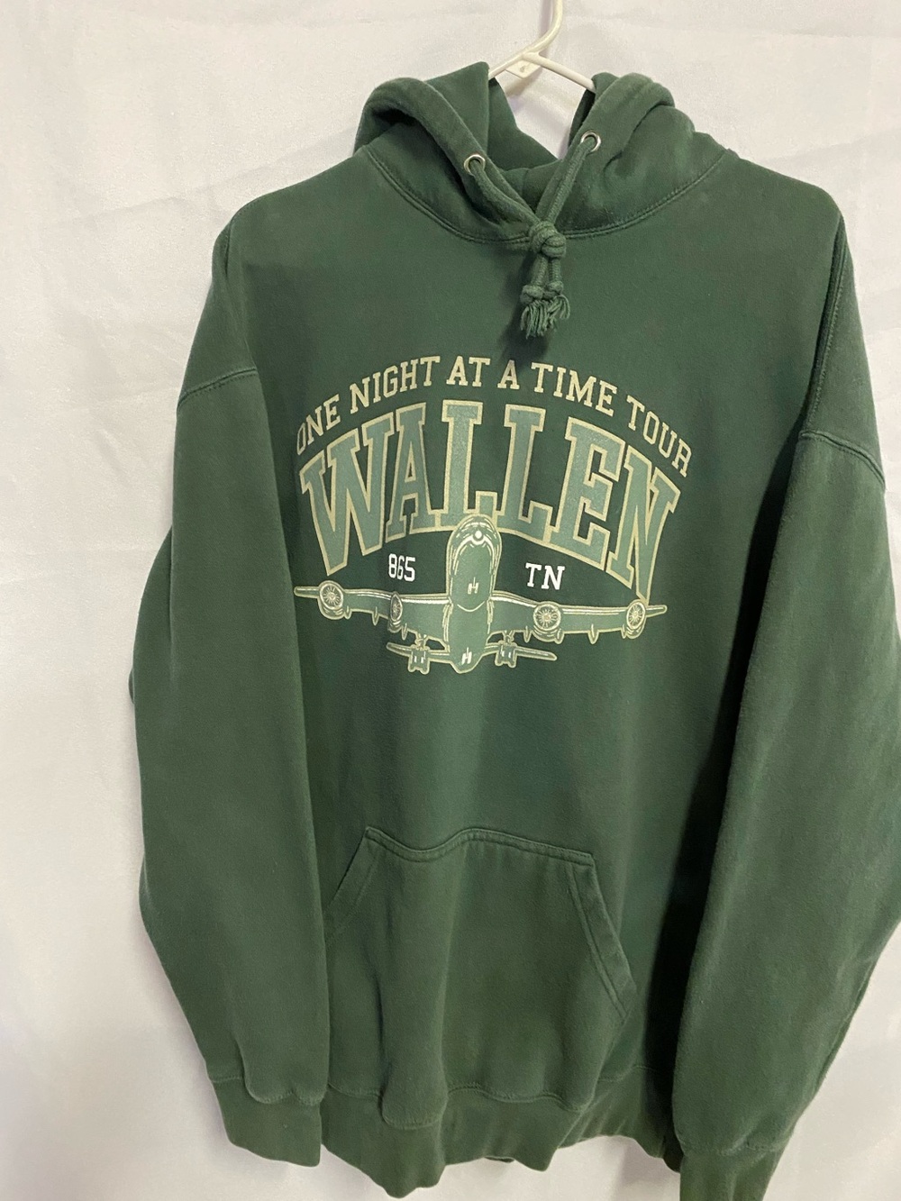 Morgan Wallen ‘One Night at a Time Tour' Pullover Hoodie Green